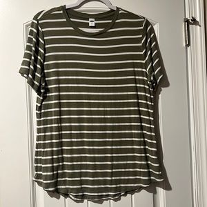 Old Navy olive green Luxe Tshirt - size L